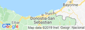 San Sebastian map